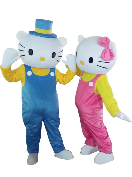 Hello Kitty and Daniel Star mascot costume fancy dress cosplay outfit