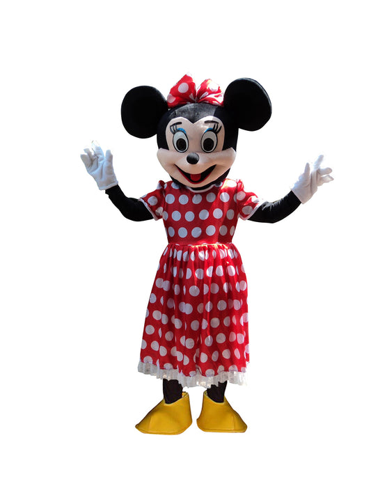 Minnie mouse mascot costume fancy dress cosplay outfit